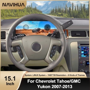 Navihua Virtual Cockpit Dashboard Panel Multimedia Player <b>Speedometer</b> Gauge LINUX <b>for</b> GMC Yukon Chevrolet Tahoe 2007 2013 - Product Image 2