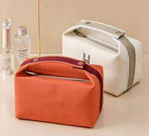 Estuche de Maquillaje y Cosméticos Personalizado 2026, Ecológico, de Algodón Natural, Cáñamo y Yute, con Cierre de Cremallera y Asa Suave, para Viaje, Venta al Por Mayor - Product Image 4