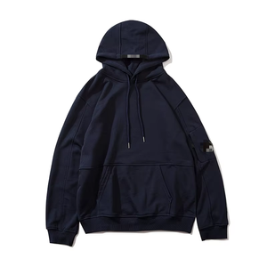 Sudadera con Capucha de Algodón de Color Sólido Clásica de Invierno <span class=keywords><strong>para</strong></span> <span class=keywords><strong>Hombre</strong></span>, de Alta Calidad y a la Moda, con Cremallera Lateral y <span class=keywords><strong>Lentes</strong></span>, <span class=keywords><strong>para</strong></span> Comercio Transfronterizo - Product Image 4