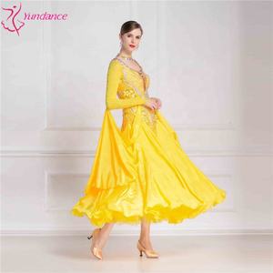 B-18416 באיכות גבוהה צהוב סלוניים שמלות מבוגרים מפני תחרות - Product Image 4