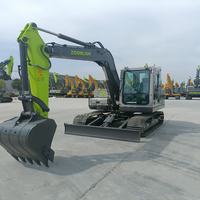Mini-excavatrice compacte Zoomlion ZE75G, excavatrice sur chenilles hydraulique de 7,5 tonnes à vendre