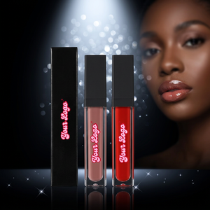 <strong>Black</strong> LED Glow Tube Lip Gloss Mirror Vegan Glitter Long Lasting Moisturizing <strong>Liquid</strong> <strong>Lipstick</strong> - Product Image 3