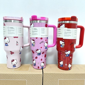 Nuevo Vaso Térmico de Metal de 40 oz con Doble Pared y Aislamiento al Vacío, con Asa y Pajita, para Coche, Deportes al Aire Libre - Product Image 4