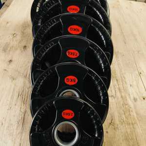 Sports Free Weight Lifting Set 50 Kg 20 Kg 50 Kg Cast Iron Bumper Plate <strong>Gym</strong> <strong>Equipment</strong> for Muscle Exercises Barbell Dumbbells Set - Product Image 4