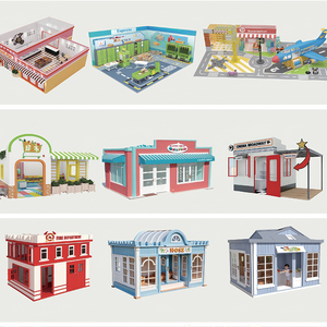 Caseta de Policí<span class=keywords><strong>a</strong></span> de Madera Comercial para Niños, Juego de Roles de Oficial y Detective, Juego de Simulación, Equipo de Juegos Interior Personalizado - Product Image 5