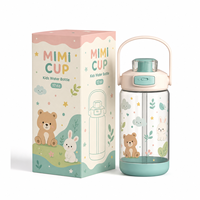 Offre Spéciale – Gourde Portable pour Enfants de 500 ml, Anti-fuite, Sans BPA, en PS, avec Paille, Idéale pour la Gym et les Activités de Plein Air