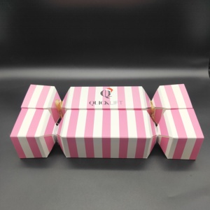 Boîte à bonbons en papier écologique avec estampage à chaud doré pour Pâques, emballage en forme de <span class=keywords><strong>bonbon</strong></span>, impression de logo personnalisée, célébrations des fêtes - Product Image 1