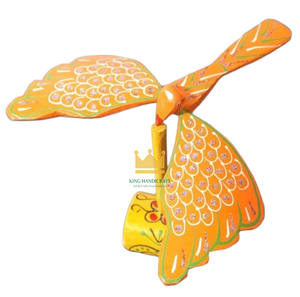 Cadeau d'affaires de style traditionnel de haute qualité, oiseau en bambou peint, prix attractif pour les enfants, fabriqué au Vietnam - Product Image 4