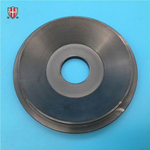 Siège de soupape en céramique de nitrure de silicium résistant à l'usure, douille étagée durable en Si3N4, composant industriel dur anti-friction - Product Image 6