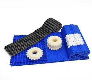 Pabrik langsung makanan kualitas tinggi PP/POM sabuk Modular sabuk konveyor PP/POM atas datar sabuk Modular plastik - Product Image 1