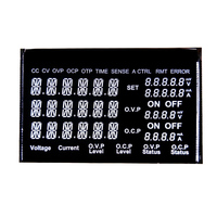 Écran à cristaux liquides mono de type TN à 7 segments 1/4duty personnalisé directement fourni par le fabricant LCD