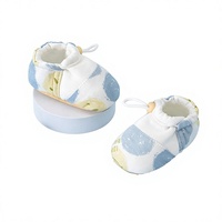 Chaussures à semelle souple pour bébé, antidérapantes, chaussons pour nourrissons, baskets à imprimé floral pour tout-petits, pour le printemps et l'automne