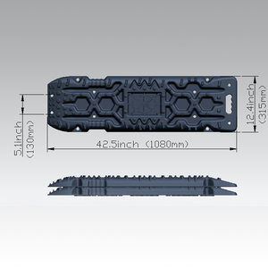 Тяговые доски, парные рекуперационные дорожки, тяговый Коврик Для Джип-грязи, песка, снеговых накладок-черный аварийный шинный Тяговый прибор - Product Image 5
