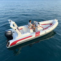 Bateaux pneumatiques rigides en fibre de verre de 20 pieds (5,8 m) (RIB580) - Bateau pneumatique Hypalon à vendre