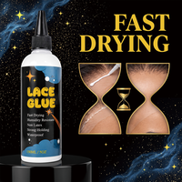 Colle pour perruque à tenue forte, résistante à la transpiration et à l'eau, longue durée, pour fusionner la dentelle, 38ml 60ml 150ml, marque privée