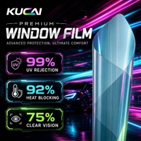 Film de fenêtre en céramique nano le plus vendu, rejet de chaleur élevé, blocage IR à 92 %, couleur stable pour vitres automobiles