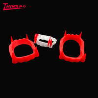 Accessoires de dents de vampire en silicone pour fête d'halloween sur mesure