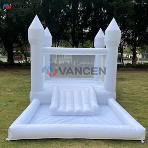 8x13x8ft trẻ em trắng Bounce House <span class=keywords><strong>Inflatable</strong></span> với slide và bóng Pit với Oxford vải <span class=keywords><strong>Toddler</strong></span> Bounce House cho mềm chơi bên - Product Image 4