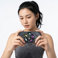 Ventilateur de refroidissement magnétique pour téléphone, à clip dorsal, rechargeable, en ABS, pour smartphones et jeux