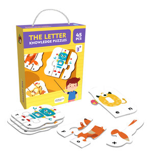 Premiers enfants éducation jouets d'apprentissage dessin animé correspondant Puzzle carte <span class=keywords><strong>orthographe</strong></span> Match jeu Puzzles jouets interactifs pour les enfants - Product Image 5
