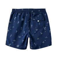 Trajes de Baño para Hombre con Estampado Náutico Marino de Secado Rápido, Pantalones Cortos de Playa con Cordón Elástico