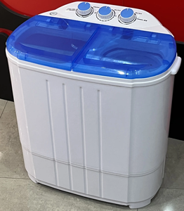 Jewin 4kg <b>Mini</b> Twin Washing Machine with Dryer Laundry Household Dorms Apartments Xpb40-1688s Twin Washing Machine - Product Image 4