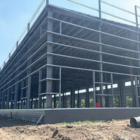 Edificio de Uso Mixto de Acero Ligero para Grandes Edificios, Estructura Anticorrosiva para Centros Comerciales y Cadenas de Hoteles