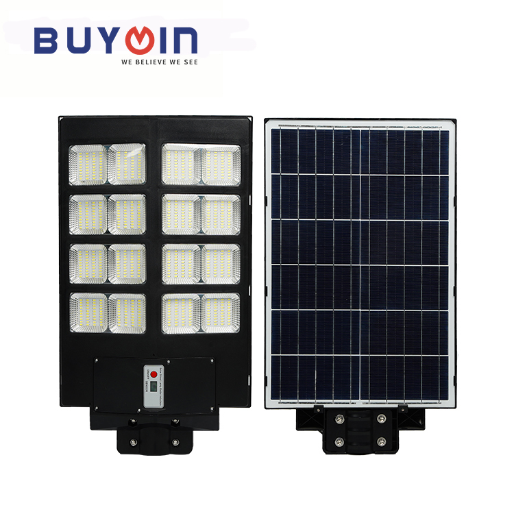 Водонепроницаемый Интегрированный уличный светильник на солнечной батарее с датчиком движения, уличный светильник Luminaria, дорожный прожектор 240 Вт, все в одном, солнечный садовый светильник