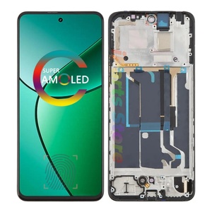 Écran de remplacement IParts neuf pour <span class=keywords><strong>Realme</strong></span> 12+ Plus 5G RMX3867, écran tactile AMOLED 120Hz avec numériseur et châssis, original - Product Image 1