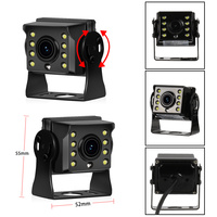 Caméra de recul LED/IR camion vue arrière caméra de recul étanche 720P 1080P caméra de recul campeur RV camionnette remorque Bus Van voiture