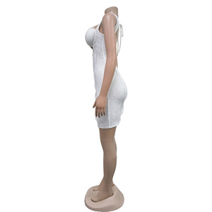 Vestidos de Mujer Ajustados y Sensuales de Moda con Espalda Descubierta y Color Sólido - ¡Gran Venta! - Product Image 3