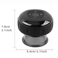 Outil de massage Gua Sha intelligent rouge à 12 niveaux, ensemble de thérapie par ventouses électriques pour le corps avec fonction musicale