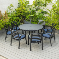 Ensembles de table basse et de chaises en rotin pour le jardin design moderne
