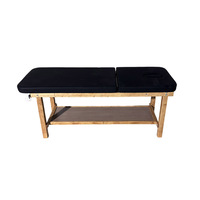 Table d'examen manuelle pour clinique, lit d'examen, mobilier médical en bois