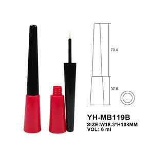 Quantité minimale de commande bas en gros 7ml brillant or rose Mini bouteille transparente liquide Eyeliner Tube - Product Image 5