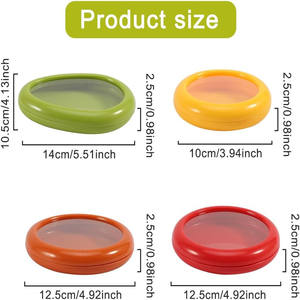 Contenedor Reutilizable Hermético para Almacenamiento de Alimentos, Conservador de Frutas, Tomates y Aguacates con Tapa - Product Image 2