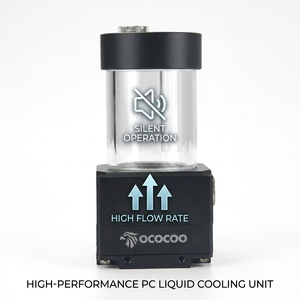 OCOCOO OC-H06D-C משולב משאבת קירור מים שקטה משולבת DC 12V 800L/H זרימה גבוהה עבור תחנת עבודה של AI Server GPU - Product Image 1
