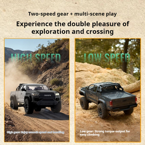 รถกระบะจำลอง <span class=keywords><strong>Fms</strong></span> Tacoma Simulation FCX24M ปี 2025 รุ่นใหม่ ขนาด 1/24 บังคับวิทยุ ขับเคลื่อนด้วยไฟฟ้า สำหรับปีนเขาและวิ่งออฟโรด พร้อมใช้งาน (RTR) - Product Image 4