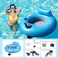 Fauteuil gonflable double électrique modèle GWG de l'usine Jincheng avec système de propulsion en PVC - Parfait pour la piscine, les sports nautiques et comme bateau