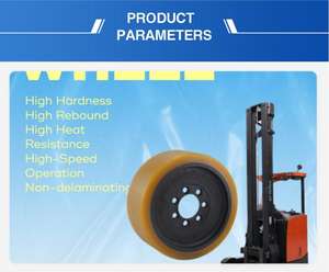 จุง เฮนริช 343x140-90มม. 7 รู หมายเลขอะไหล่ 5042992051331334 ล้อขับเคลื่อนโพลียูรีเทนที่ทนทาน - Product Image 5