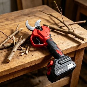 Sécateur sans fil L&<span class=keywords><strong>P</strong></span> à moteur sans balais 21V, diamètre de coupe 40mm, tige extensible, outil de jardin, batterie Li-ion, couple élevé, OEM - Product Image 3