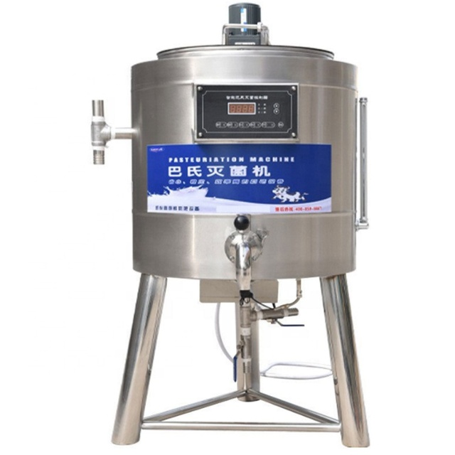 Small Milk Juice Beer Pasteurized Machine Small Milk Pasteurizer for Milk Juice tank 100 Liters 200L Pasteurization Machine