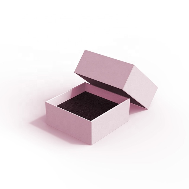 Custom Logo Luxury Gift Velvet Jewelry Travel Packaging Ring Carton Jewelry Box