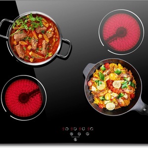 เตาเซรามิกแบบฝัง OEM 4 หัวเตา ควบคุม 9 ระดับ ใช้งานได้ทั้งแก๊สและอินดักชั่น - Product Image 1