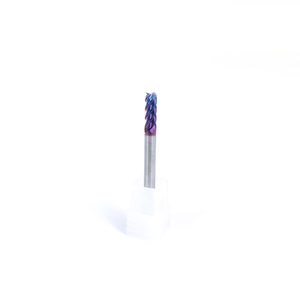 Fraises à bout en carbure de tungstène haute performance HRC 65, 4 flûtes, rayon d'angle, fraises à bout en carbure solide, outils de fraisage pour le fraisage - Product Image 3