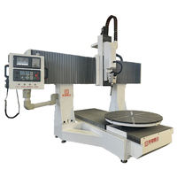 Máquina de Grabado CNC Vertical de 5 Ejes Rongchi, Router Industrial de Tallado de Madera 3D para Muebles y Moldes de Madera