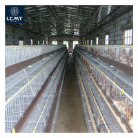 Conception moderne de poulailler, cages à poulets automatiques galvanisées à batterie à vendre en Russie, aux Philippines, en Thaïlande et au Pérou