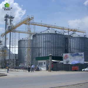 Silos à fèves à fond plat en acier galvanisé à chaud de haute qualité, marque TSE, certifiés ISO9001 et CE, TCK <span class=keywords><strong>12500T</strong></span>, pour élevages de poulets - Product Image 3