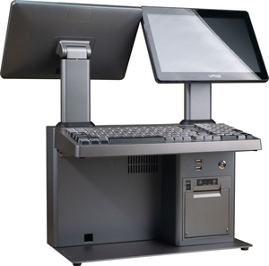 Máquina POS de <span class=keywords><strong>caja</strong></span> <span class=keywords><strong>registradora</strong></span> de tienda minorista todo en uno con escáner <span class=keywords><strong>para</strong></span> pago de restaurantes y supermercados - Product Image 3