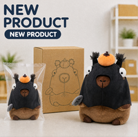 Peluche personnalisée Capybara en coton PP et polyester, brodée, tissu super doux, anti-stress, vente directe usine, OEM ODM